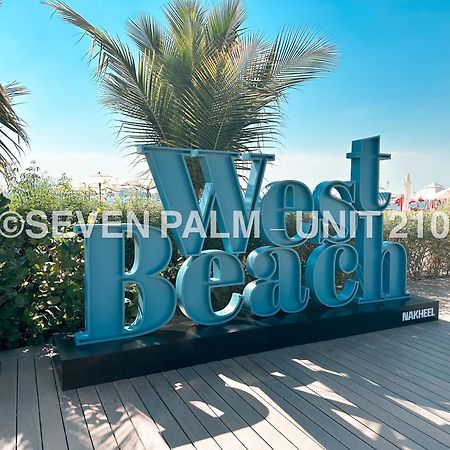 Luxus-Studio Mit Private Beach In Top-Lage, Meerblick & Infinity Pool! Dubai Buitenkant foto