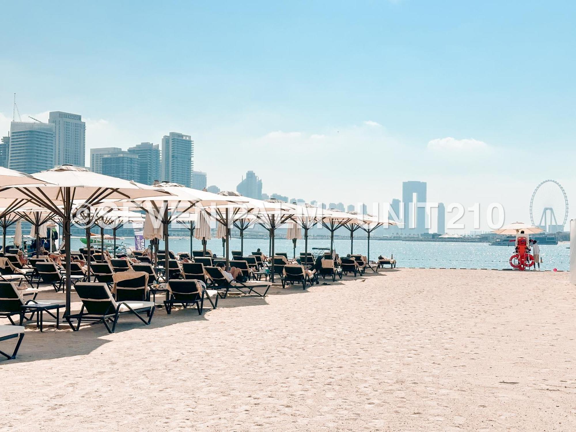 Luxus-Studio Mit Private Beach In Top-Lage, Meerblick & Infinity Pool! Dubai Buitenkant foto