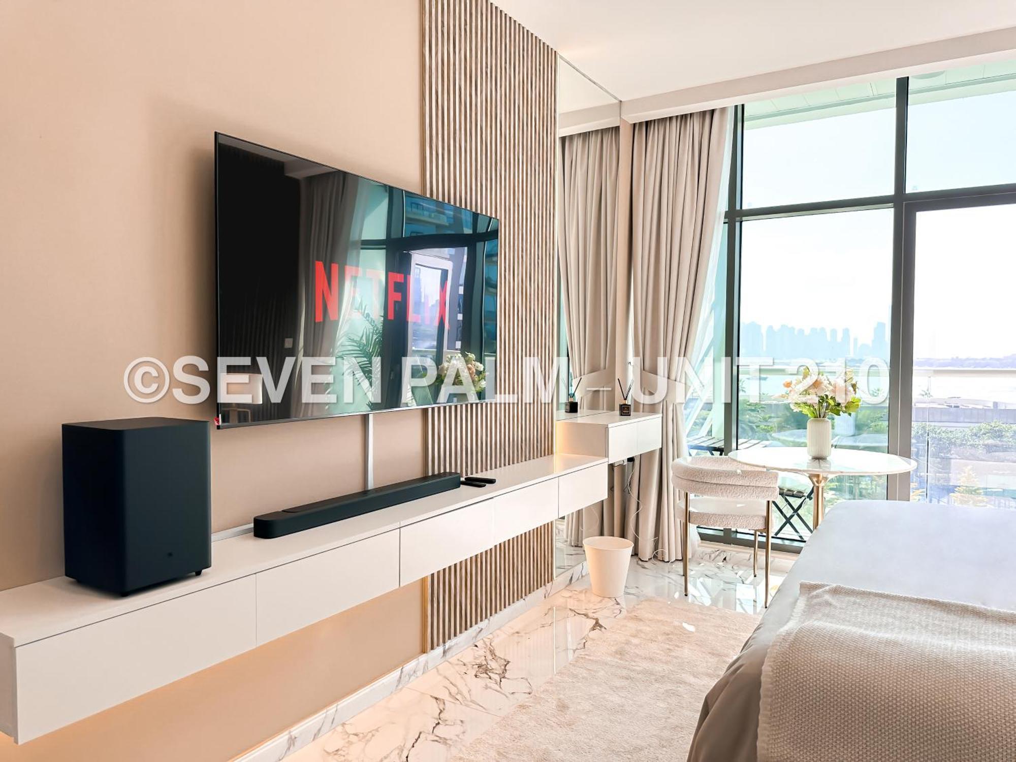 Luxus-Studio Mit Private Beach In Top-Lage, Meerblick & Infinity Pool! Dubai Buitenkant foto