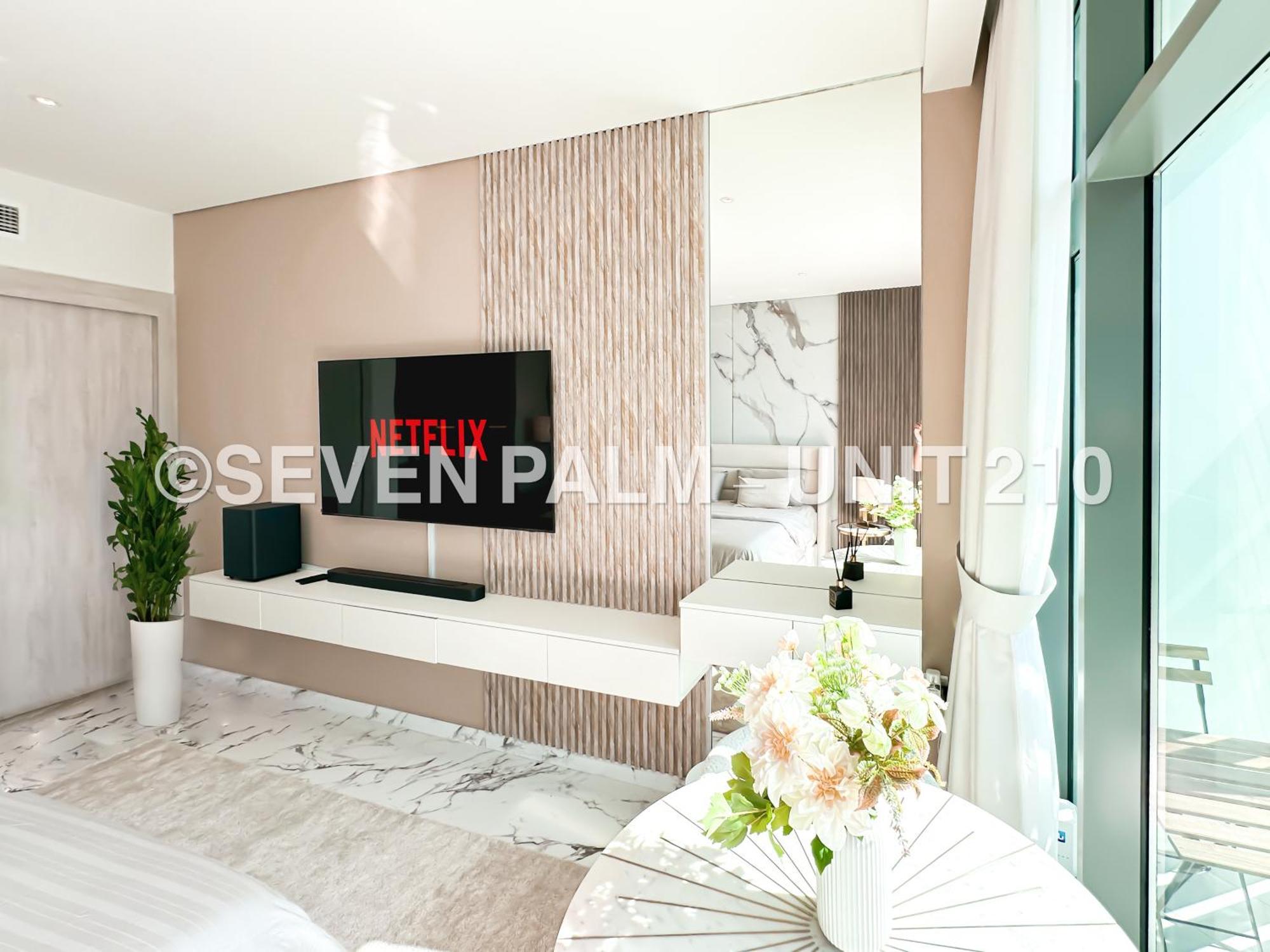 Luxus-Studio Mit Private Beach In Top-Lage, Meerblick & Infinity Pool! Dubai Buitenkant foto